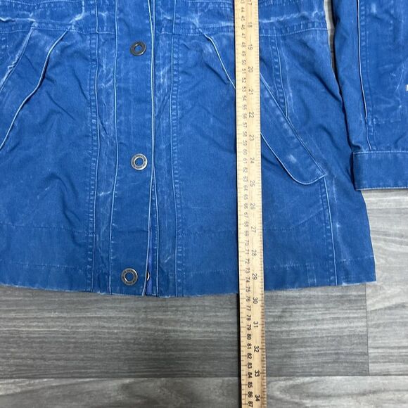 The North Face Denim Jacket Womens Medium Blue Japan Hyvent GTX RARE Gorpcore - Picture 6 of 16